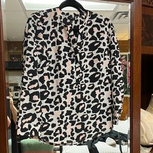 Talbots animal print Tunic